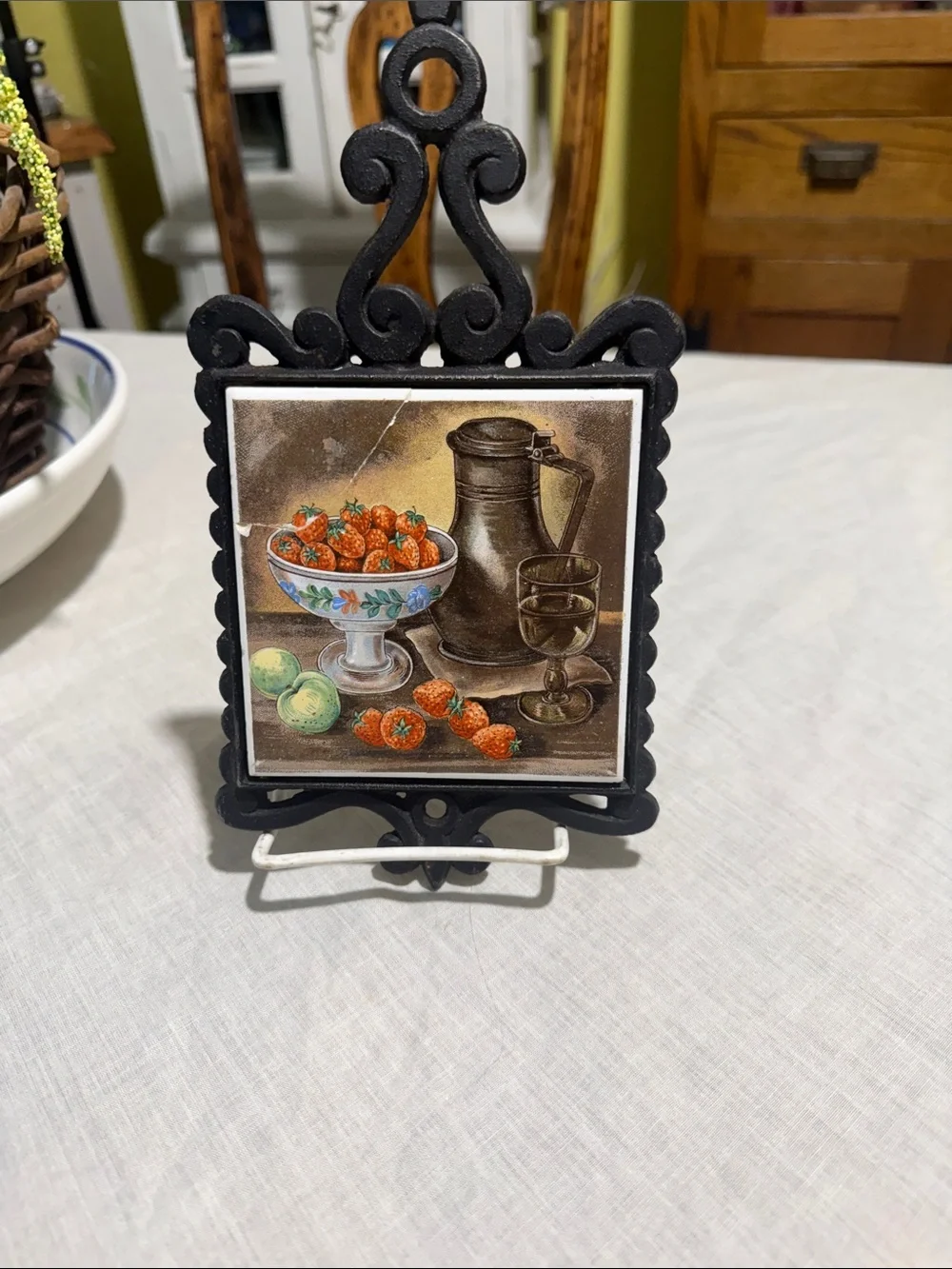 Vintage hot plate cast iron
